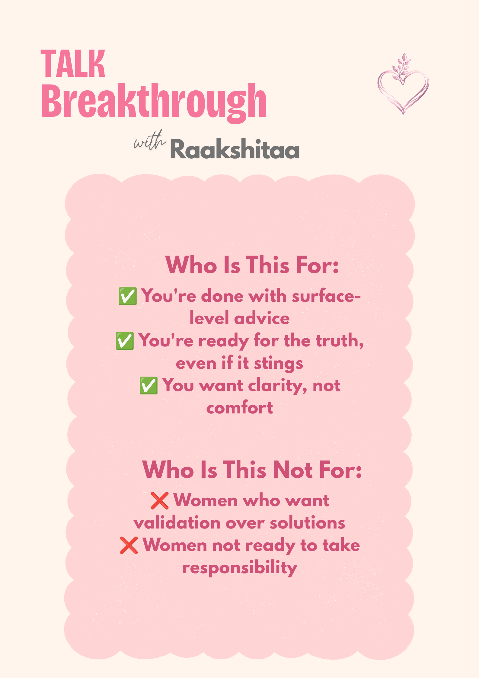 THE BREAKTHROUGH SESSION