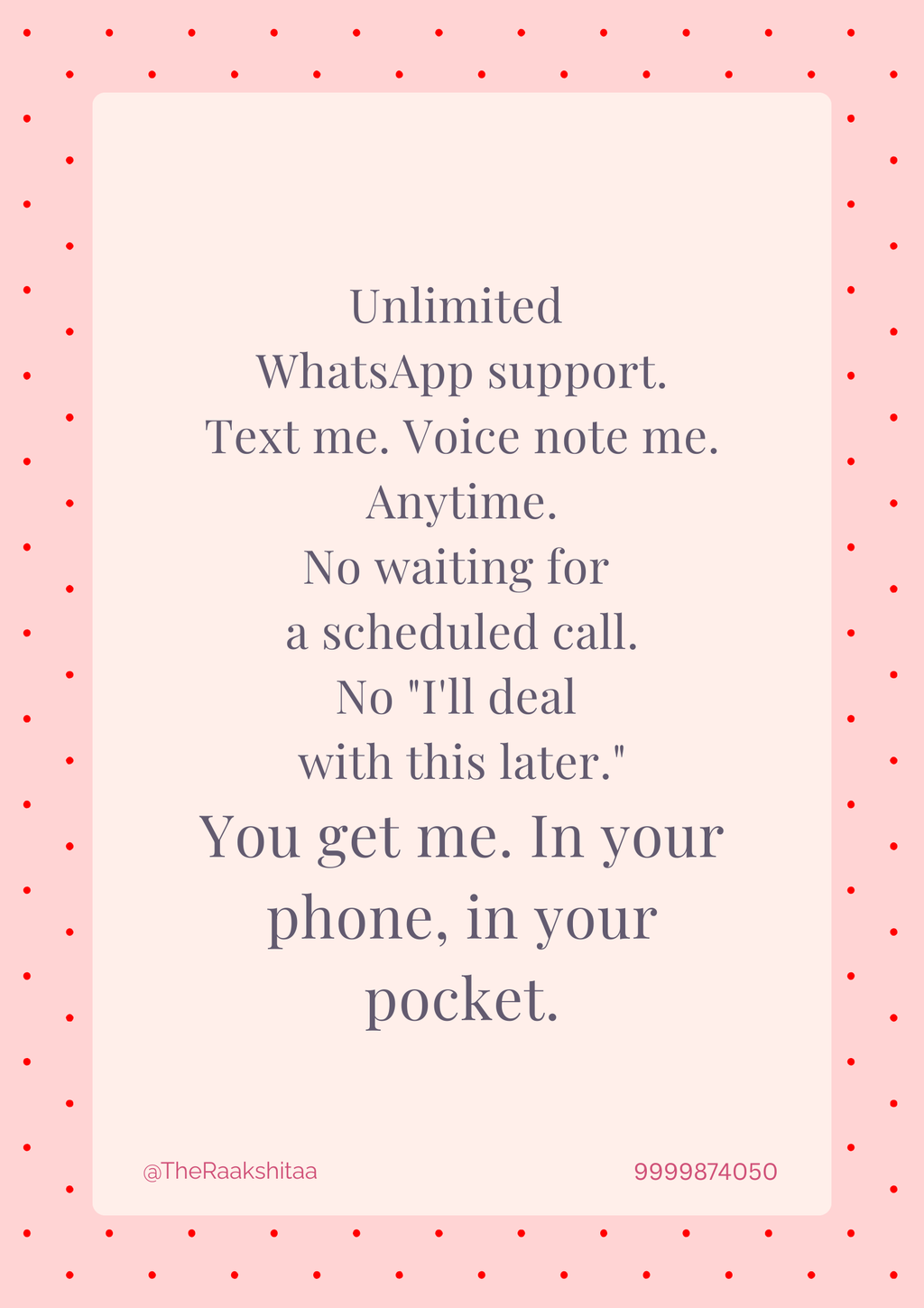 Monthly Support - For Graduates Only