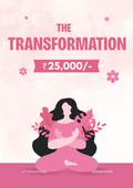5) 1:1 Transformation (Most booked by Girls)