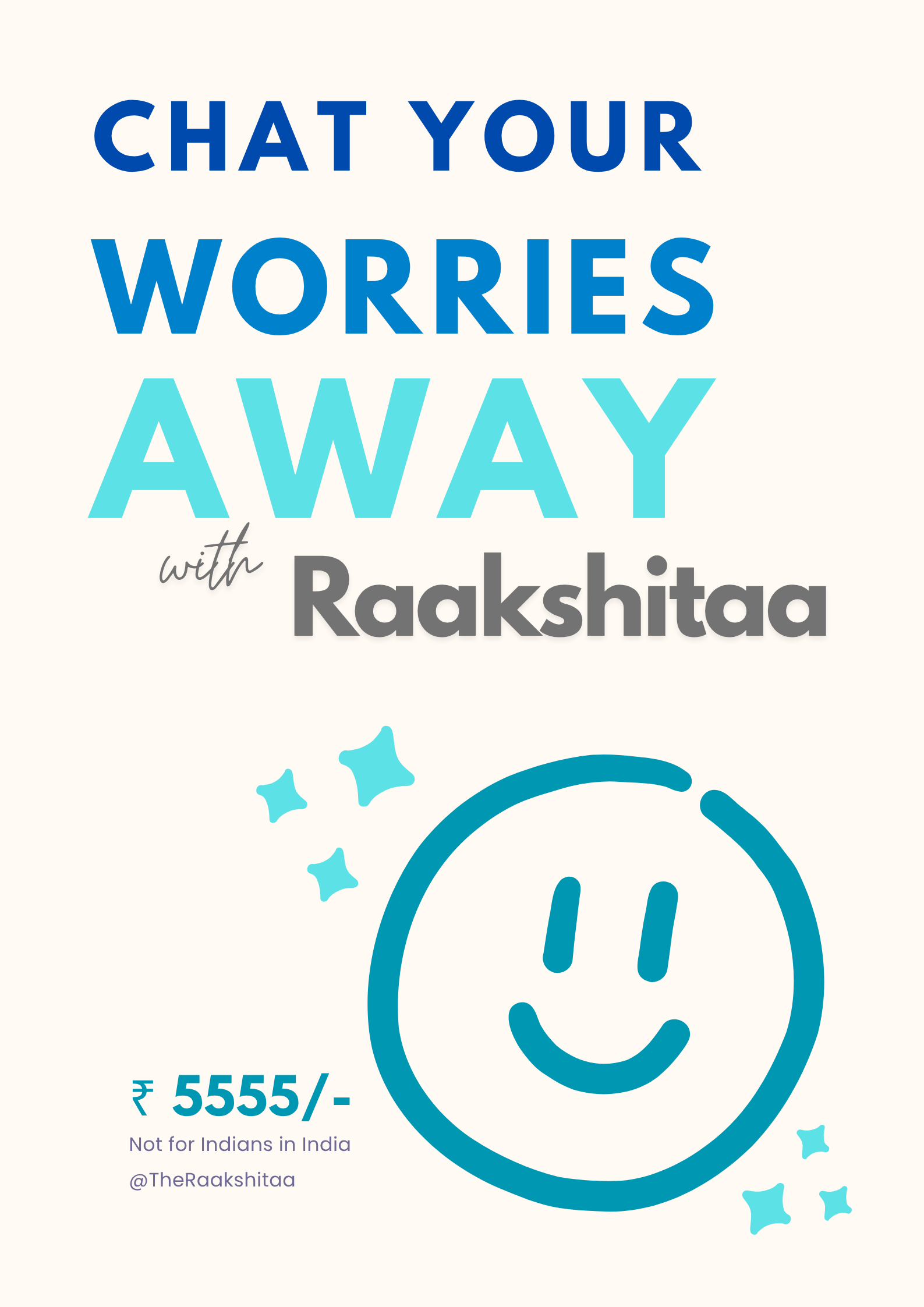 zChat Your Worries Away (Not For Indians)