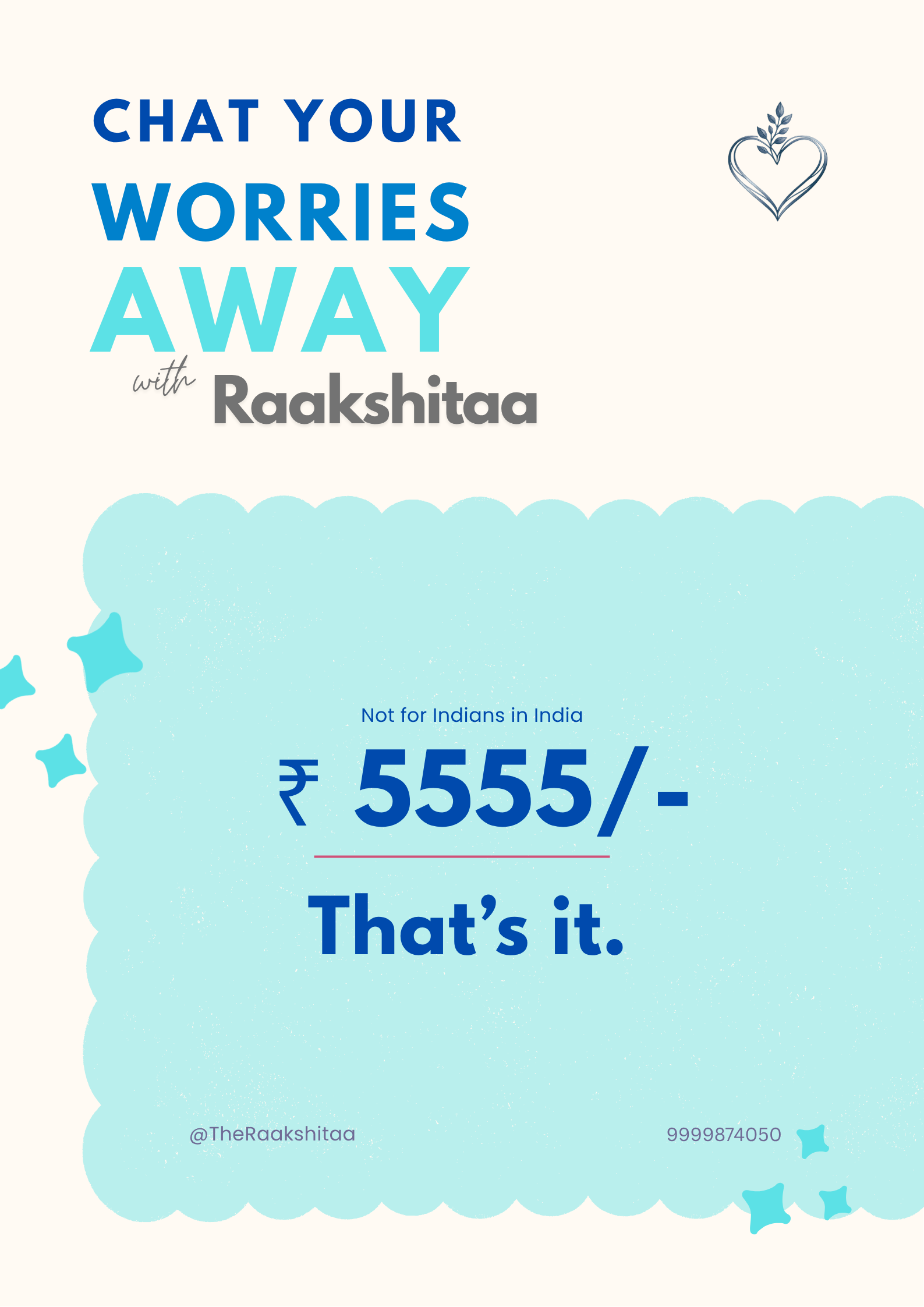 zChat Your Worries Away (Not For Indians)